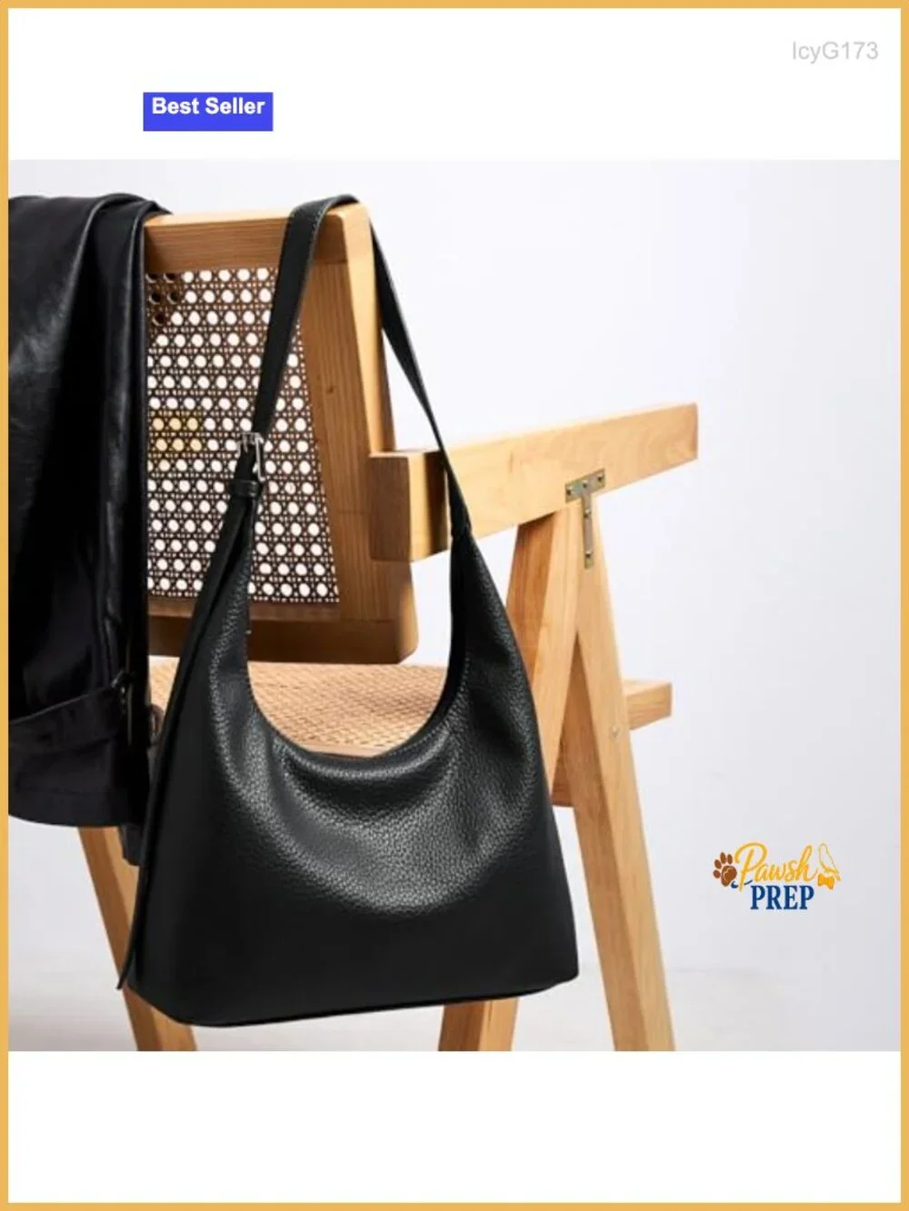 Vegan Leather Hobo Bag Crossbody Tote Adjustable Strap